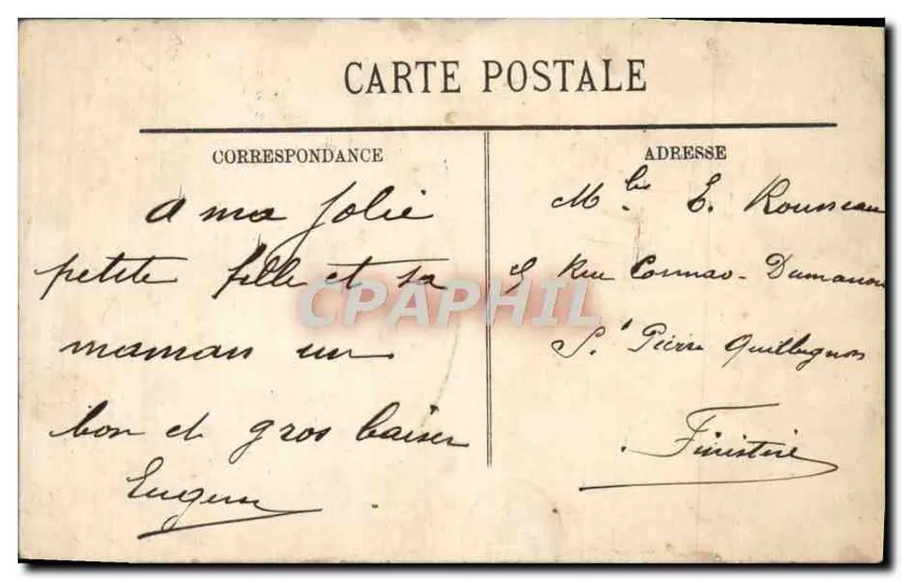 Boulogne-sur-Mer — Fischerfrau und Dame der Halle — L.L. n° 278 - Rückseite