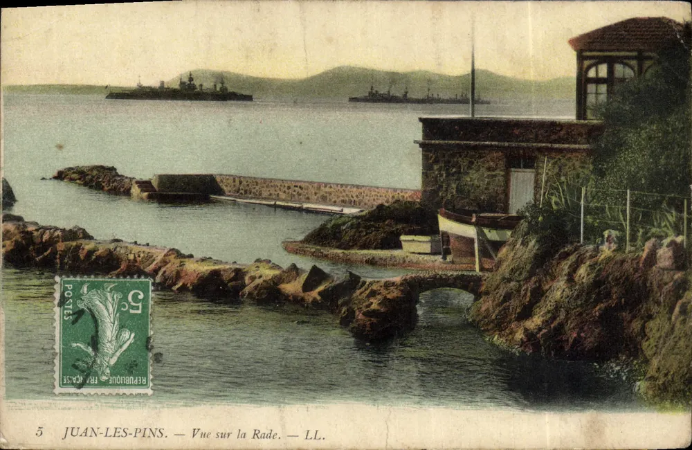 Juan-les-Pins — Ansicht des Hafens — LL. - Vorderseite