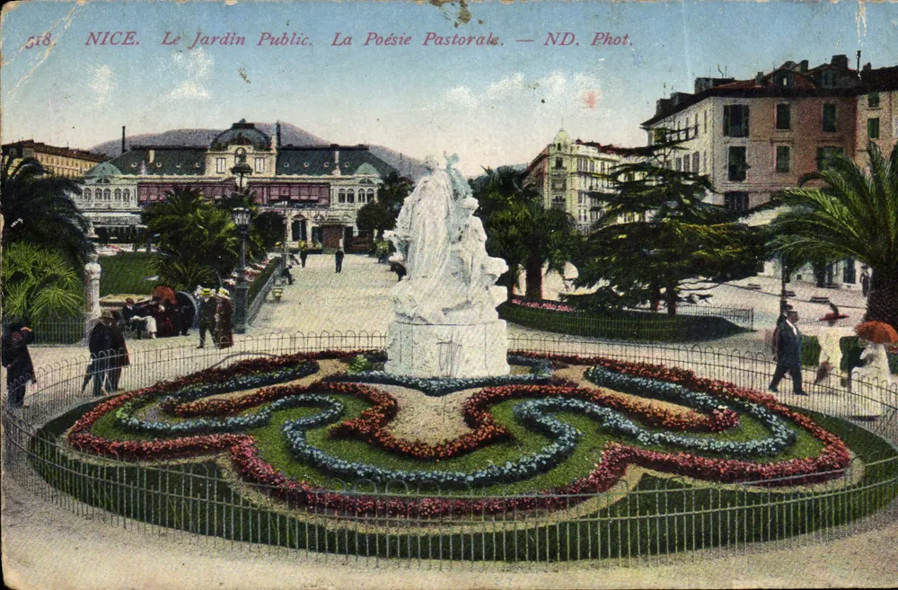NICE. Der Öffentliche Garten. Die pastorale Poesie. — ND. Phot. n° 518 - Vorderseite