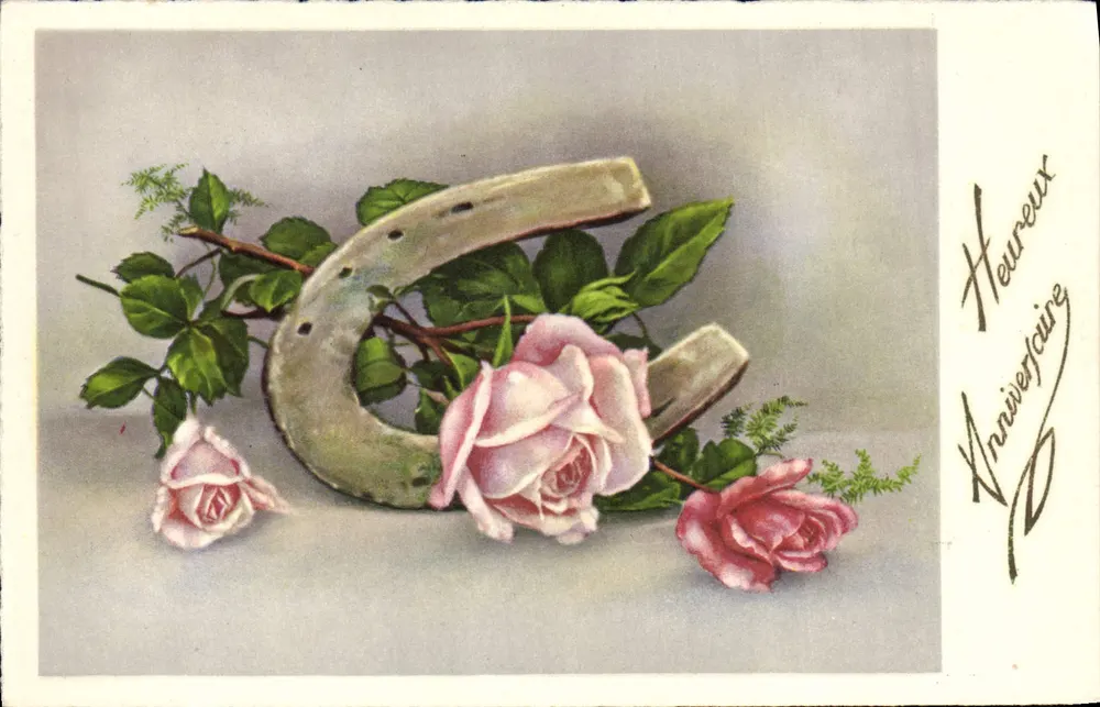 Carpintero y rosas — Cumpleaños — 5035 - Anverso