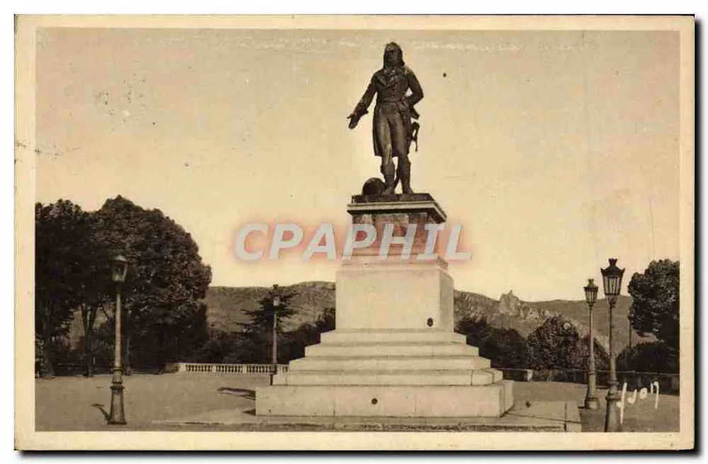 Estátua do Geral Championnet — Valence (Drôme) — Les Éditions d'Art Véron, Paris - Frente