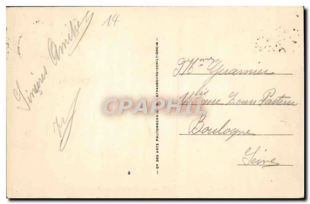 Lisieux — Capela do Carmelo — editor G. Des Arts, États-Bourgeois - Verso