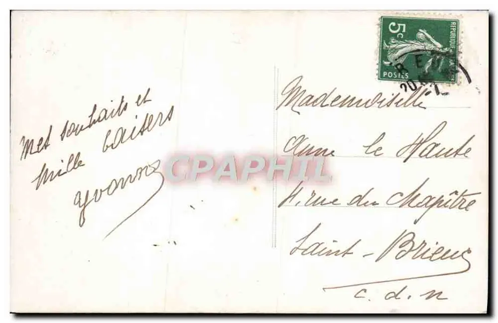 Sitzende junge Frau mit einem Instrument — Mignon — Serie 361, Verlag Mignon - Rückseite