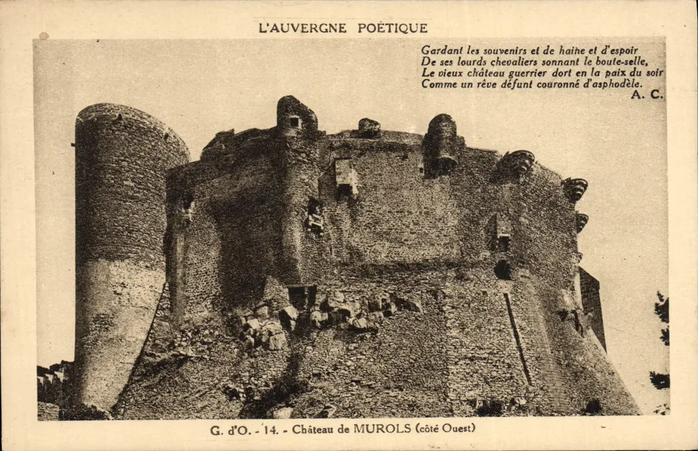 Schloss Murols — Westseite — G. d'O. - 14 - Vorderseite