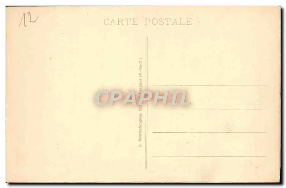 Schloss Murols (Ostfassade) — Poetische Auvergne — G.d'O. - 16 - Rückseite