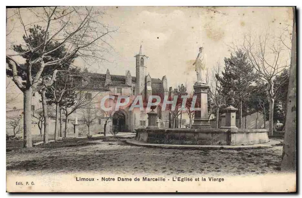 Limoux - Notre Dame de Marcaille - Die Kirche und die Jungfrau - Vorderseite