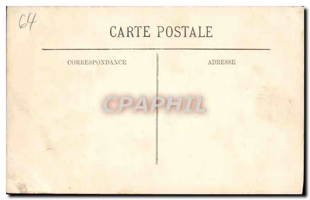 Pau — O Castelo — LL - Verso