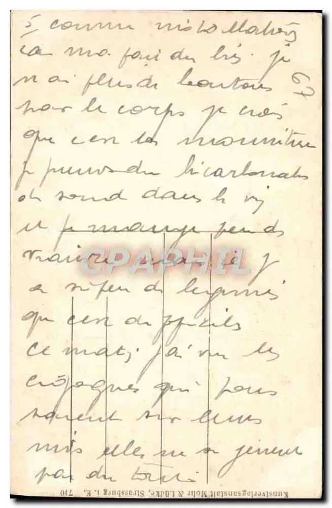 Estrasburgo i. Els. — Monumento Goethe com Universidade - Verso