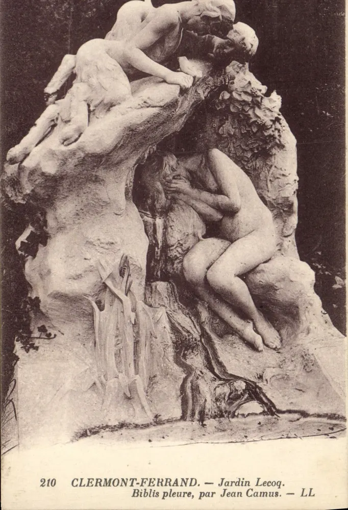 Biblis weint — Garten Lecoq — von Jean Camus - Vorderseite