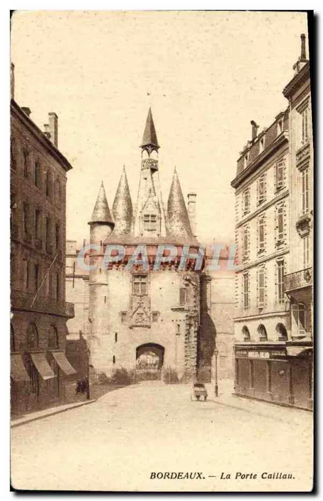 Bordeaux — La Porte Caillau — Édition A. Bordes, n° 214 - Frente