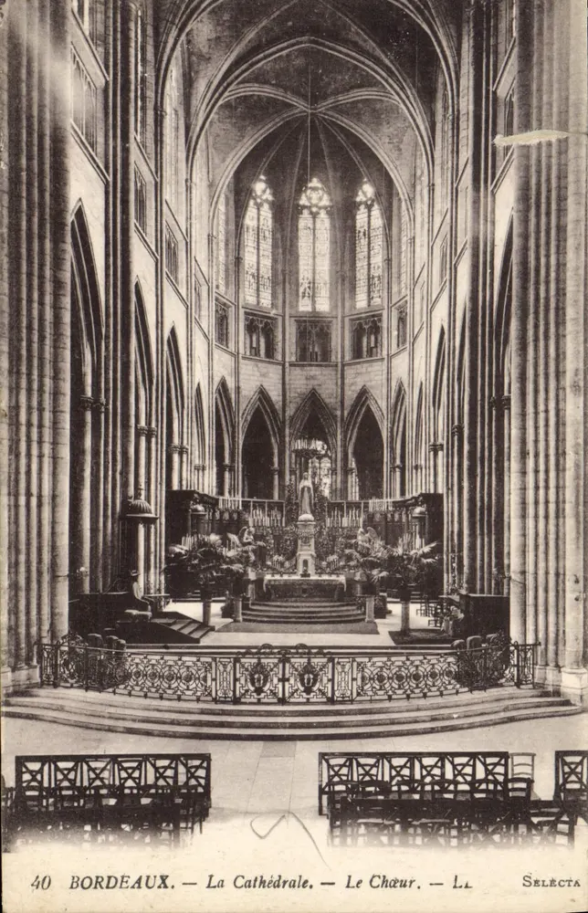 Bordeaux — A Catedral — O Coro — Sélecta - Frente