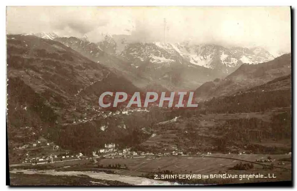 Saint-Gervais-les-Bains — Vista general — LL - Anverso
