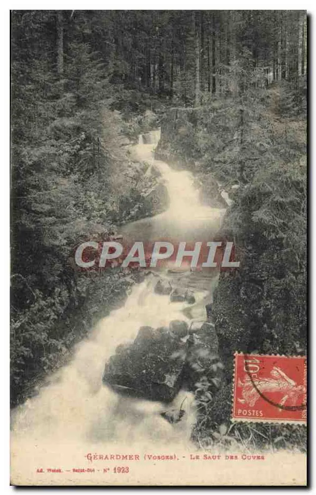 Gérardmer (Vosges) - O Salto das Cuves - A.D. Welsch - N° 1923 - Frente