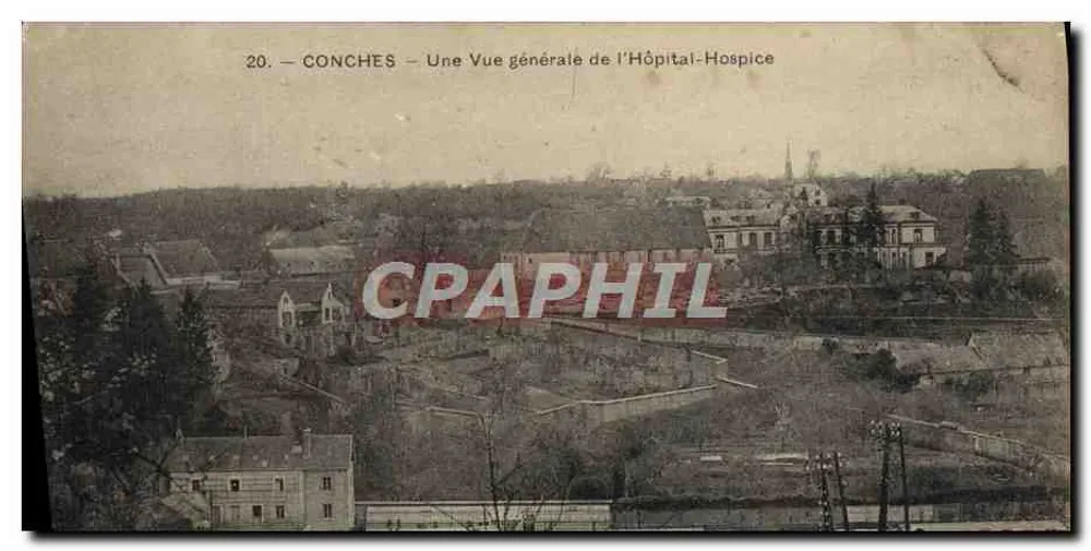 Conches — Vue générale de l'Hôpital-Hospice — Richer, éditeur - Vorderseite