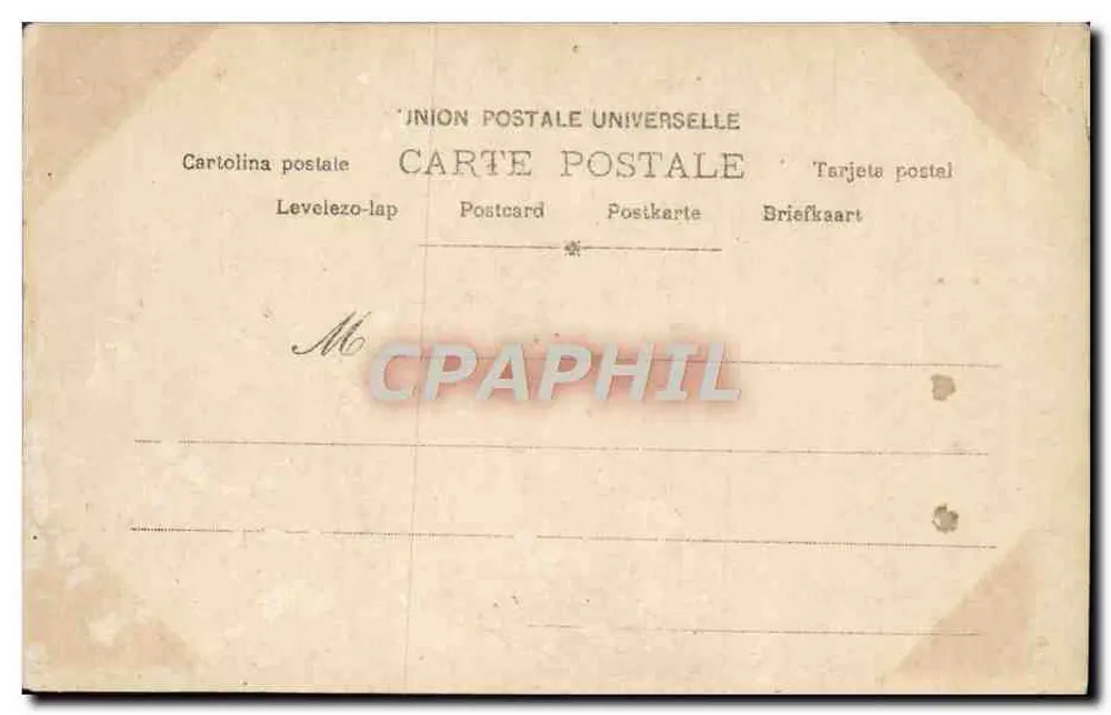 Fille en robe à rayures et bonnet à volants — Oricelly Paris, Série 2038 - Rückseite