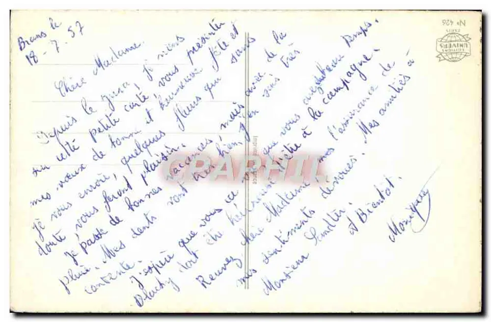 Arranjo de primavera com pássaro — Chivey, n°4 — editor Univers - Verso
