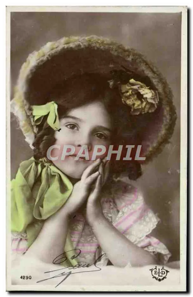 Menina com chapéu de flores — Paul, editor ELD n°4290 - Frente