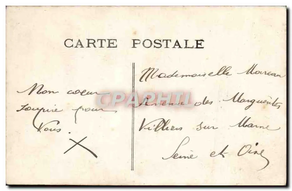 Frau im traditionellen Kleid — mit rosa Fischen — Verlag EXTRA, Nr. 626 - Rückseite