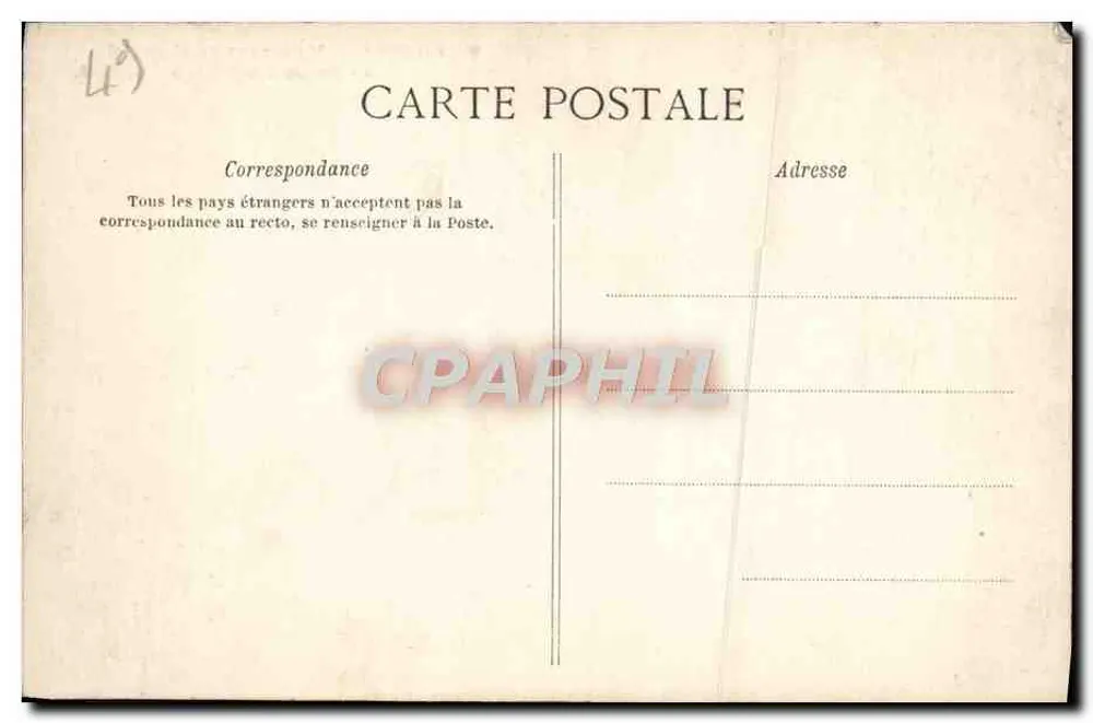 Angers — Chevreul-Denkmal im Botanischen Garten — C. L. C. - Rückseite