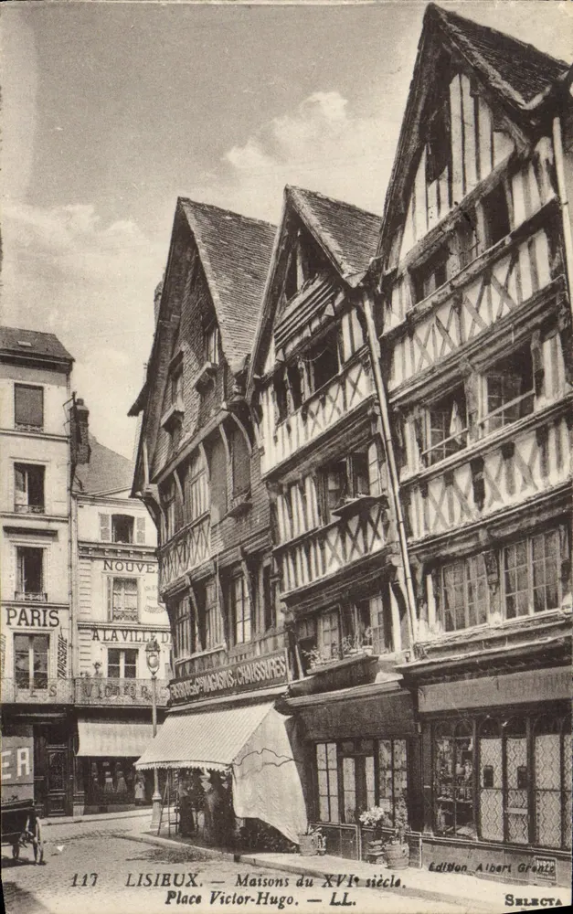 Lisieux — Häuser des 16. Jahrhunderts — Place Victor-Hugo — Albert Grance Edition - Vorderseite