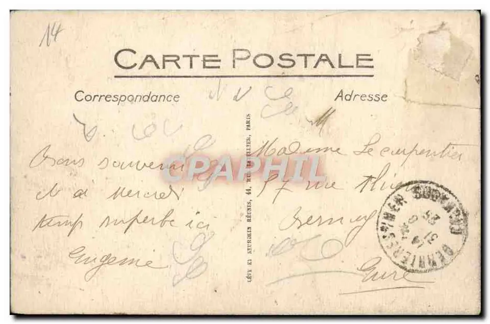 Douvres-la-Délivrande — Vista geral — LL - Verso