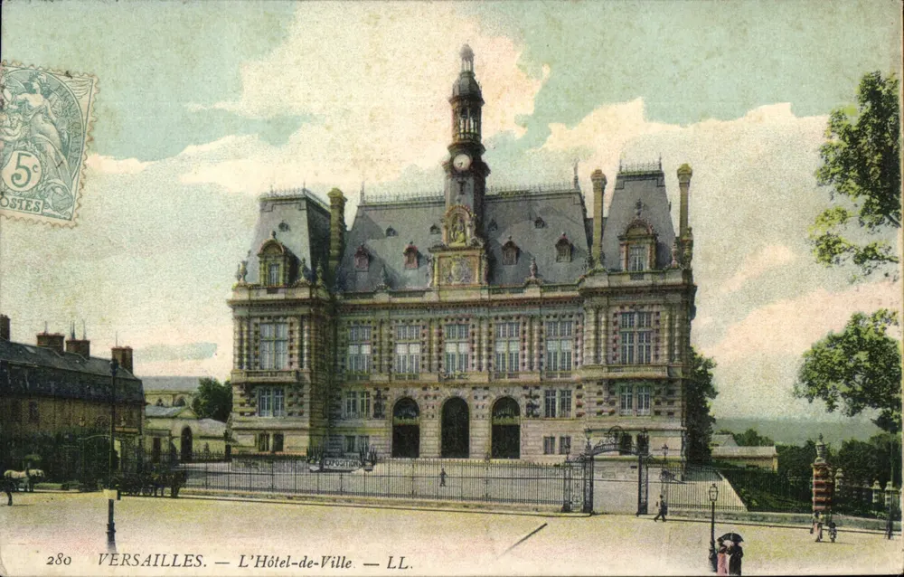 Versalhes — O Hôtel-de-Ville — LL. — n° 280 - Frente
