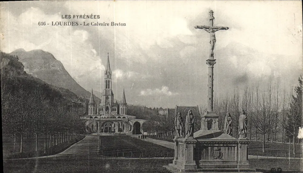 Lourdes - O Calvaire Bretão — editor anônimo, n° 616 - Frente