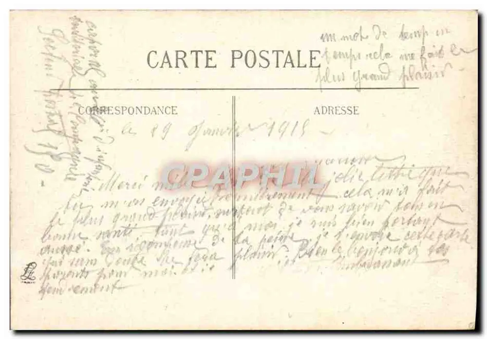 Aux Invalides — La présentation des drapeaux allemands capturés — Photo Mourisse - Rückseite