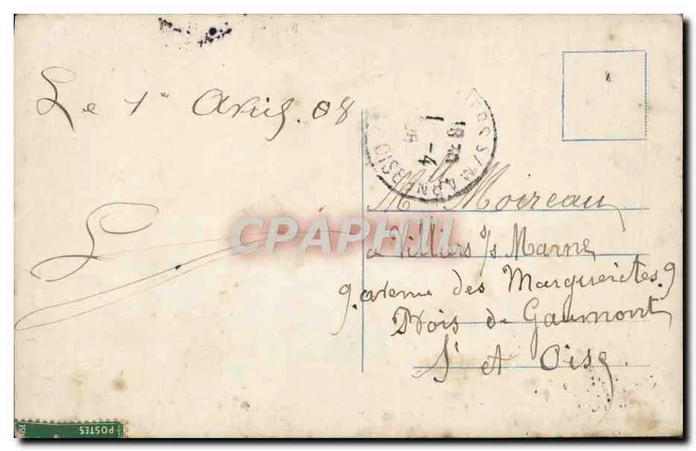Junge Frau in einem Frühlingsgewand — gedruckter und dekorativer Text — Verlag D.L.G. Nr. 287/2 - Rückseite