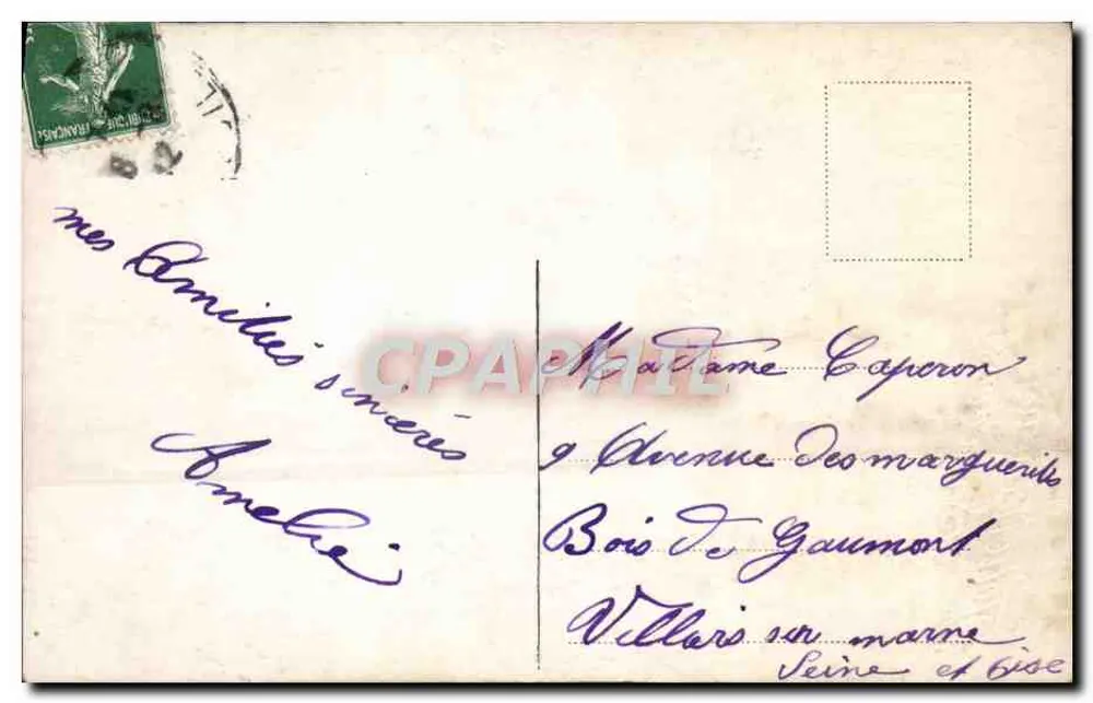 Elegantes Paar — Studio — Géraldine & Co. (Verlag) n° 5 - Rückseite