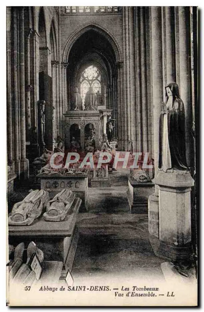 Abadia de SAINT-DENIS — Os Túmulos — Vista Geral — LL - Frente