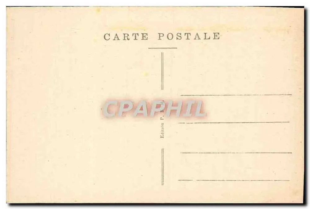 Métz — As Promenades — edição P. B. L. - Verso