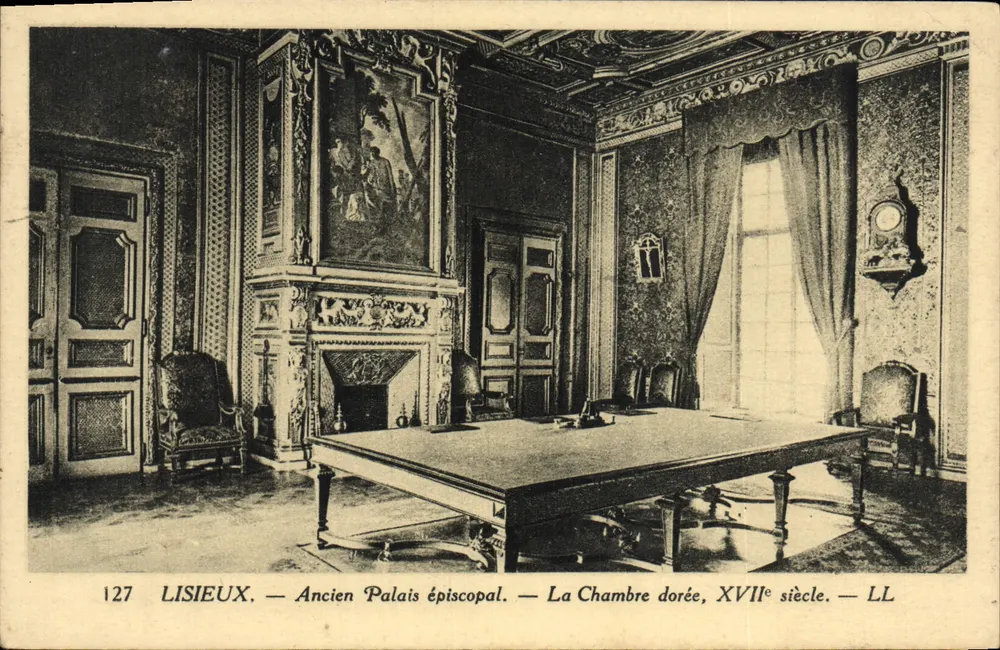 Lisieux — Ehemaliger Bischofspalast — Die Goldene Kammer, 17. Jahrhundert — LL - Vorderseite
