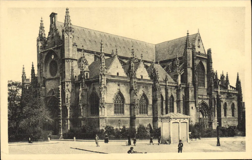 Igreja de São Miguel — Bordeaux — Editor Lévy e Neurdein, 137 rue Saint-Michel - Frente