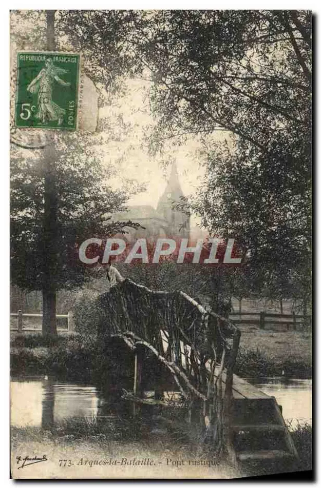 Arques-la-Bataille - Pont rustique — F. Jourdan, n° 773 - Vorderseite