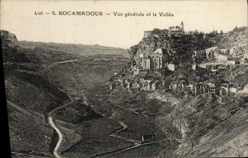 Rocamadour — Vista geral e a Vale — Lote — 6. ROCAMADOUR — Vista geral e a Vale - Frente