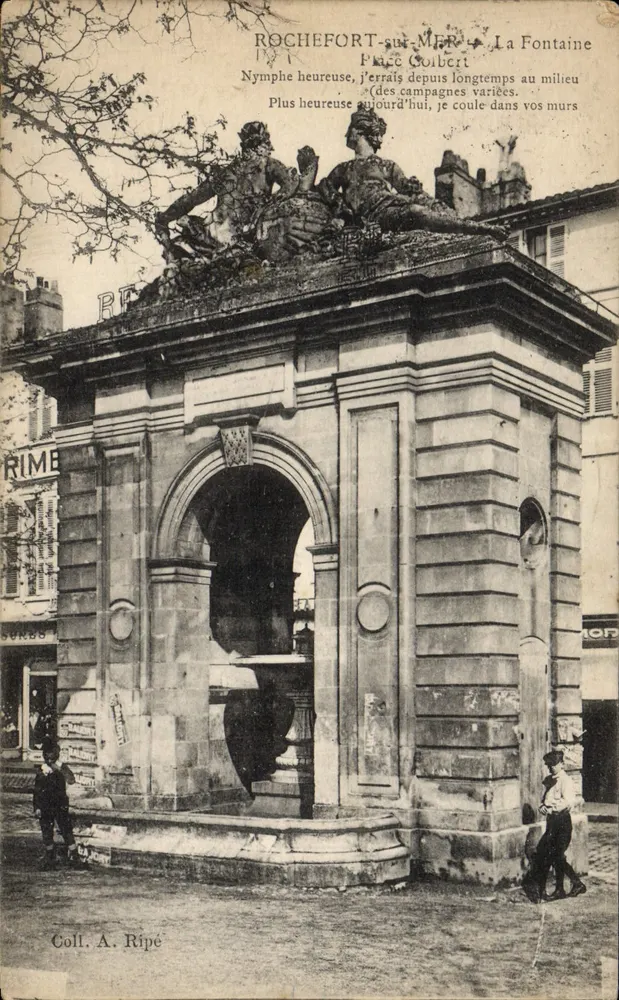 Rochefort-sur-Mer — Die Fontäne — Coll. A. Ripe - Vorderseite