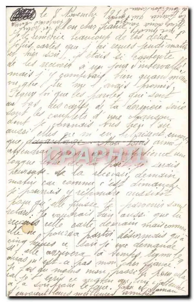 Junge Frau mit einer Taube — Botschafter der Liebe — Nero, n°101 - Rückseite