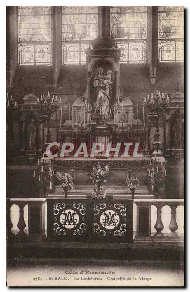 St-Malo - Die Kathedrale - Kapelle der Jungfrau - Vorderseite