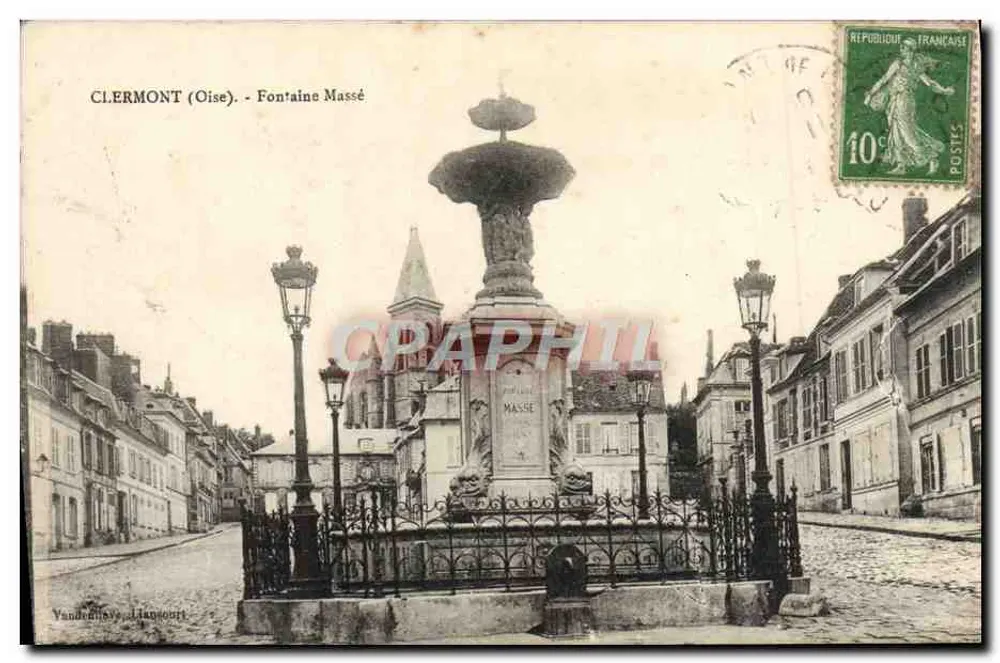 Clermont (Oise) - Fontaine Massé — Vaudemont, J. Haugourt - Awers