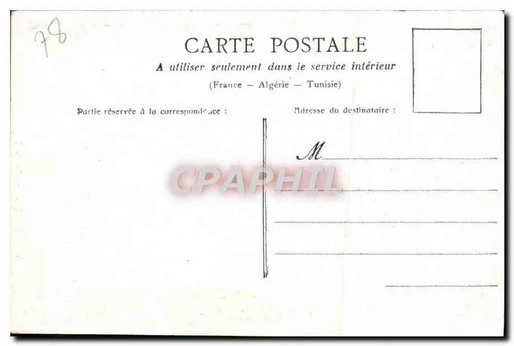Versailles — Estátua de Luís XIV — Editor não identificado - Verso