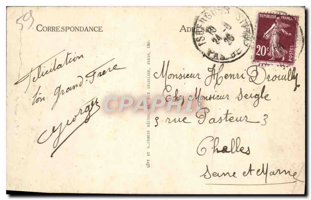 Lille — Il Monumento di Testelin di A. Cordonnier — n°18 - Verso