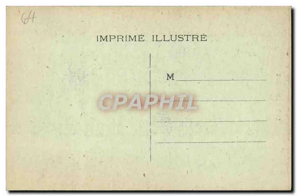 Höhlen von BETHARRAM — Eingang zur großen Höhle — Verlag: IMPRIMÉ ILLUSTRÉ - Rückseite