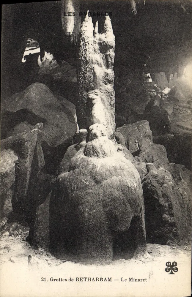 Grutas de BETHARRAM — O Minarete — Os Pirineus - Frente