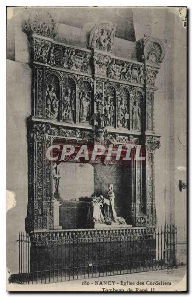 Nancy - Église des Cordeliers - Tombeau de René II - Recto