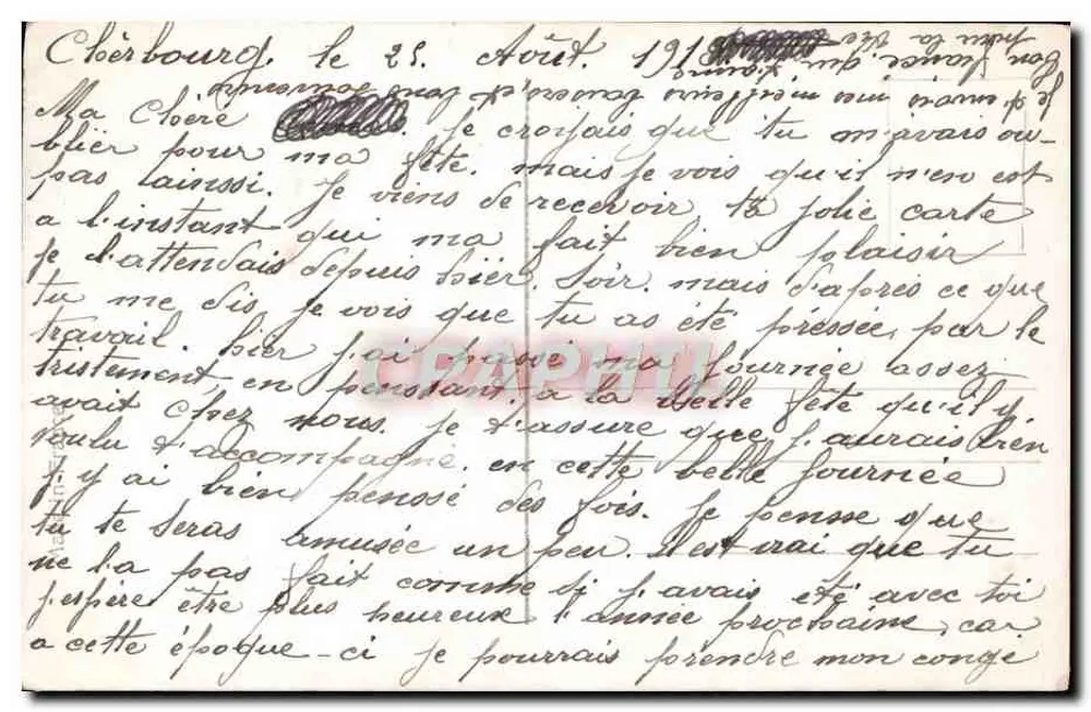 Paar mit Blumensträußen — REX 4490 — Verlag REX - Rückseite