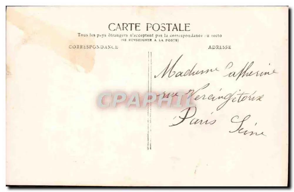 Menina com coroa de flores — Stebbing Fot. — F.K. Paris, n°220 - Verso