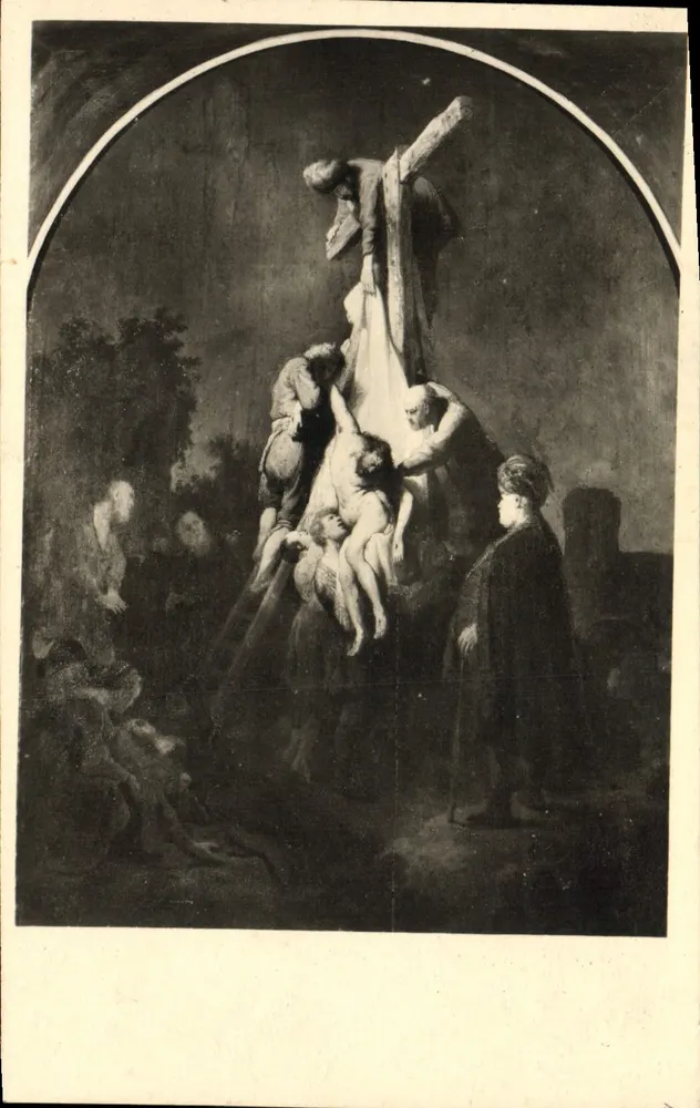 Abstieg des Kreuzes — Ausstellung der Meisterwerke der Pinakothek von München — In Frankreich gedruckt - Vorderseite