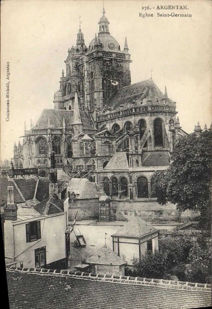 Argentan — Igreja de São Germain — Chaluneau-Michelli, n°276 - Frente