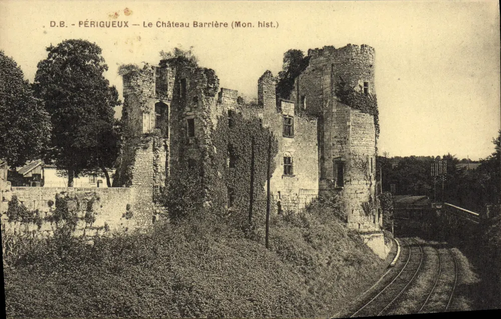 Périgueux — Het Kasteel Barrière (Mon. hist.) — D.B. uitgever - Voorkant